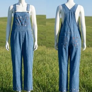 Women's Classic Blue Denim Overalls